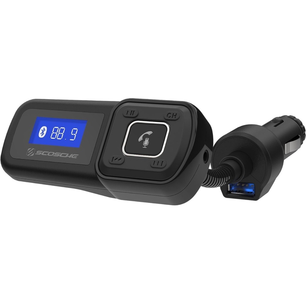 Scosche Universal Bluetooth Hands-Free Car Kit Digital FM Transmitter. Used
